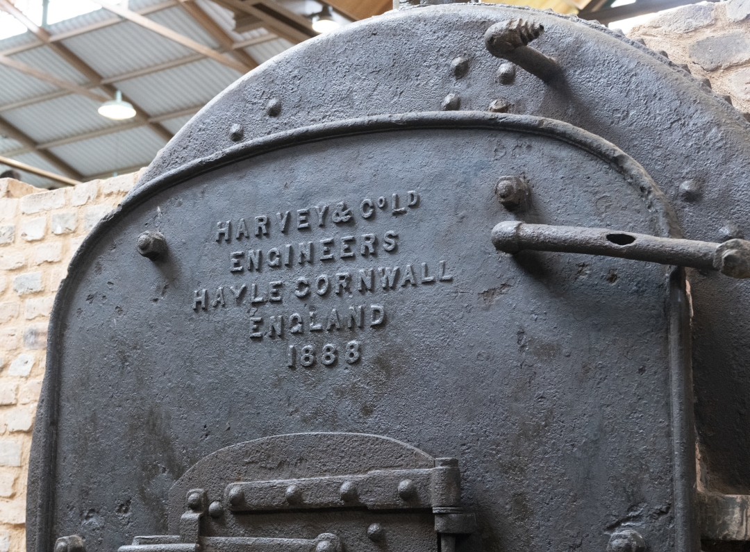 One of the four Cornish made boilers in-situ at Mina Dolores – a unique survival 